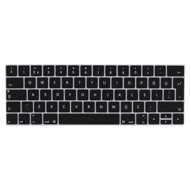 Apple Macbook 13' Pro Touch Bar A1706 Zore Klavye Koruyucu Silikon Ped