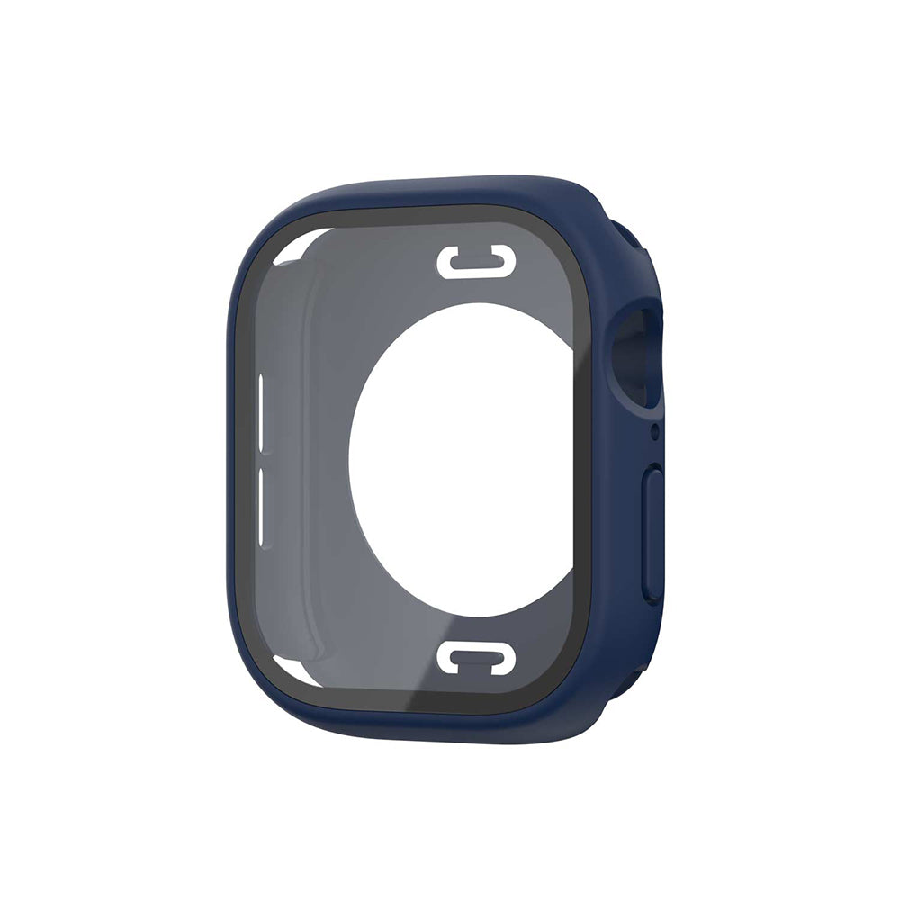 Apple Watch 10 42mm 360 Derece Korumalı Kasa ve Ekran Koruyucu Zore Watch Gard 12 Mavi