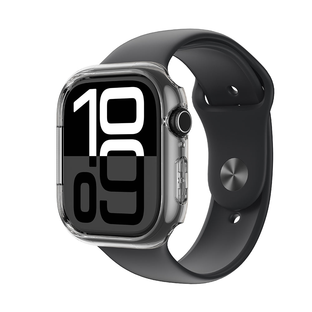 Apple Watch 10 42mm Amazingthing Radix Minimal FrameLite Sert PC Kasa Koruyucu Şeffaf