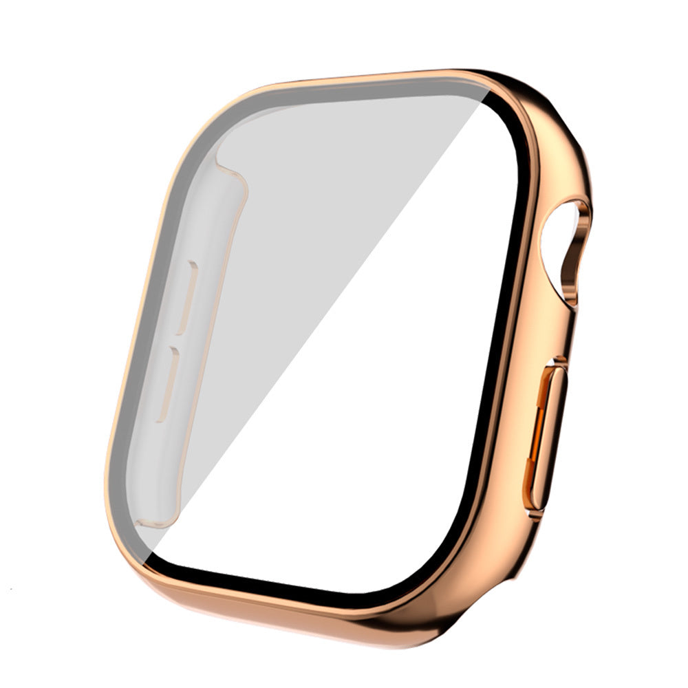 Apple Watch 10 42mm Hard PC Case Electroplatink Frame Screen Protector Zore Watch Gard 36 Silver