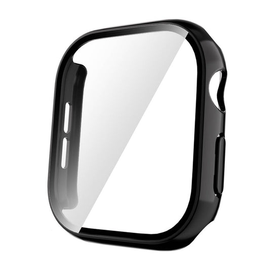 Apple Watch 10 42mm Hard PC Case and Screen Protector Zore Watch Gard 35 Dark Black
