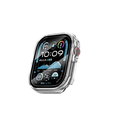 Apple Watch 10 42mm Wiwu JD-108 Kasa Koruyucu + HD Ekran Koruyucu Film Şeffaf