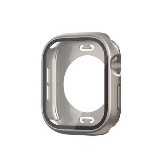 Apple Watch 10 46mm 360 Derece Korumalı Kasa ve Ekran Koruyucu Zore Watch Gard 12 Starlight