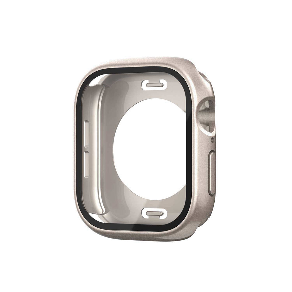 Apple Watch 10 46mm 360 Derece Korumalı Kasa ve Ekran Koruyucu Zore Watch Gard 12 Titanyum