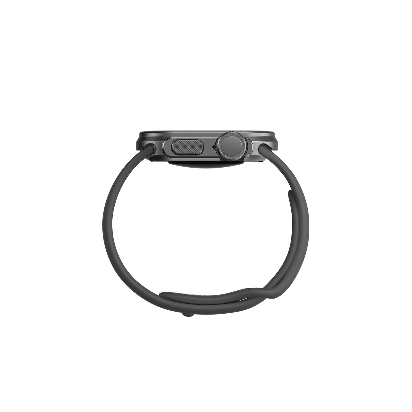 Apple Watch 10 46mm Amazingthing Premium Armor Fit FullGuard Metal Case and Screen Protector Gray