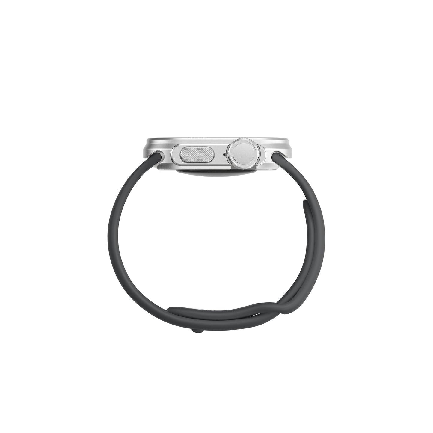 Apple Watch 10 46mm Amazingthing Premium Armor Fit FullGuard Metal Case and Screen Protector Gray