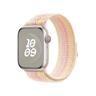 Apple Watch 10 46mm KRD-91 Hasır Kordon Strap Kayış Yeşil
