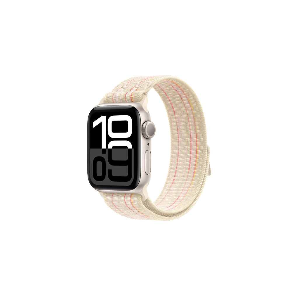Apple Watch 10 46mm KRD-91 Mesh Strap Starlight-Pink