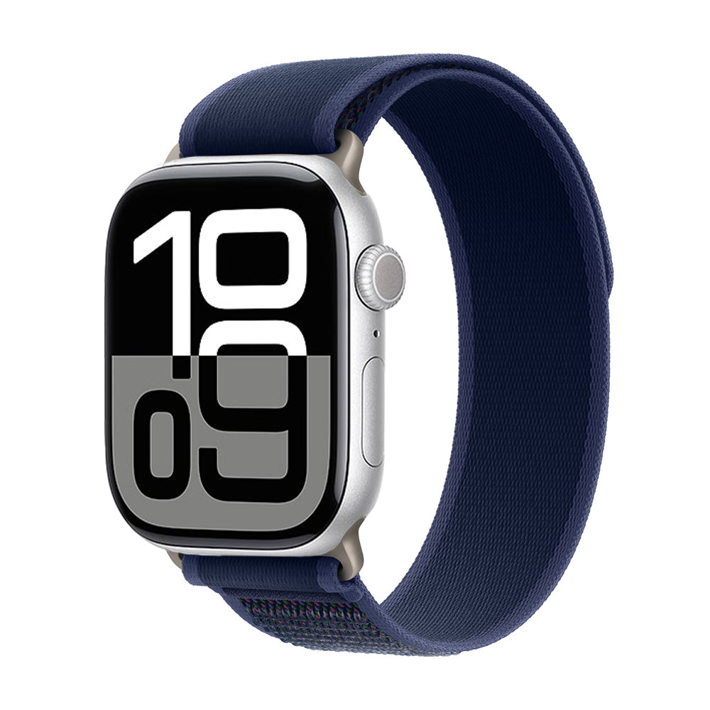 Apple Watch 10 46mm Zore KRD-77 Mesh Strap Gray-Blue