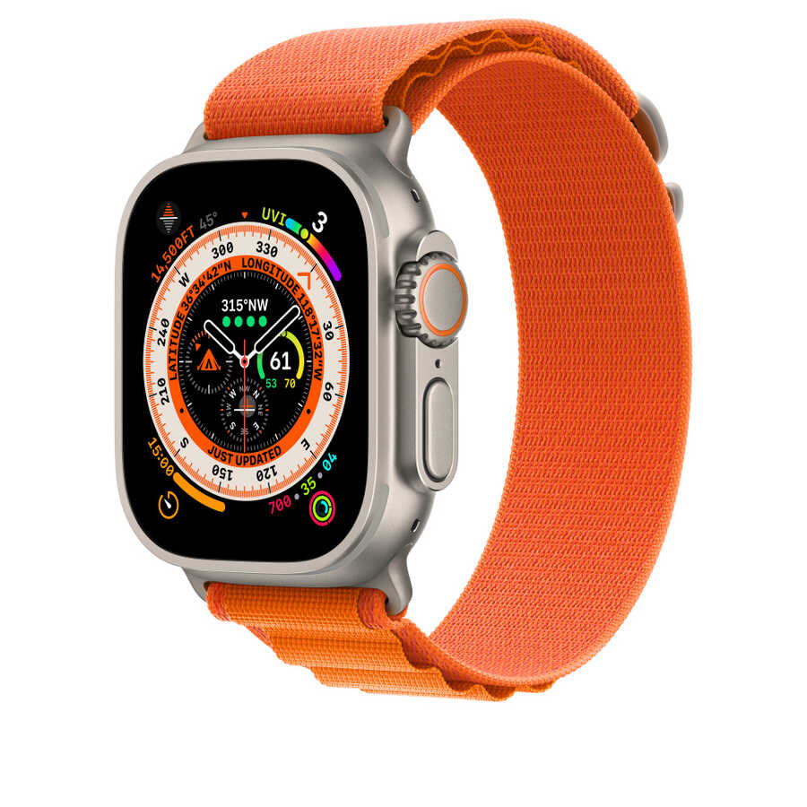Apple Watch 38mm Kordon Wiwu WU-01 Hasır Örgü Strap Kayış Krem
