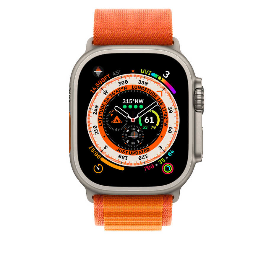 Apple Watch 38mm Kordon Wiwu WU-01 Hasır Örgü Strap Kayış Krem