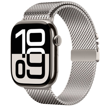 Apple Watch 38mm Zore KRD-121 Metal Hasır Kordon Gümüş