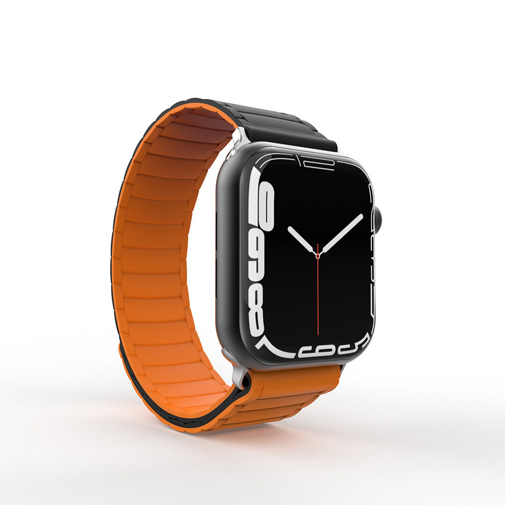 Apple Watch 38mm Zore KRD-122 Silicone Band Strap Brown-Cream