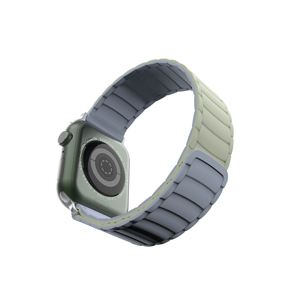 Apple Watch 38mm Zore KRD-122 Silicone Band Strap Black-Gray