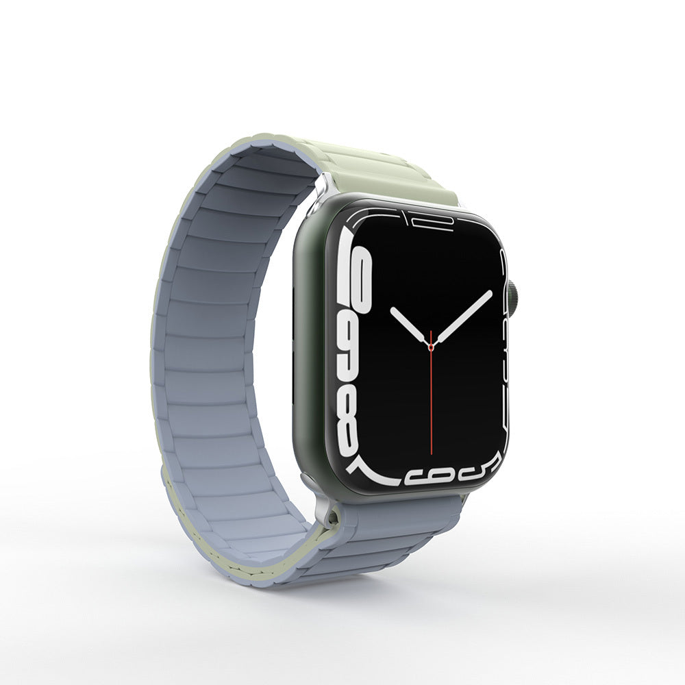 Apple Watch 38mm Zore KRD-122 Silicone Band Strap Black-Orange