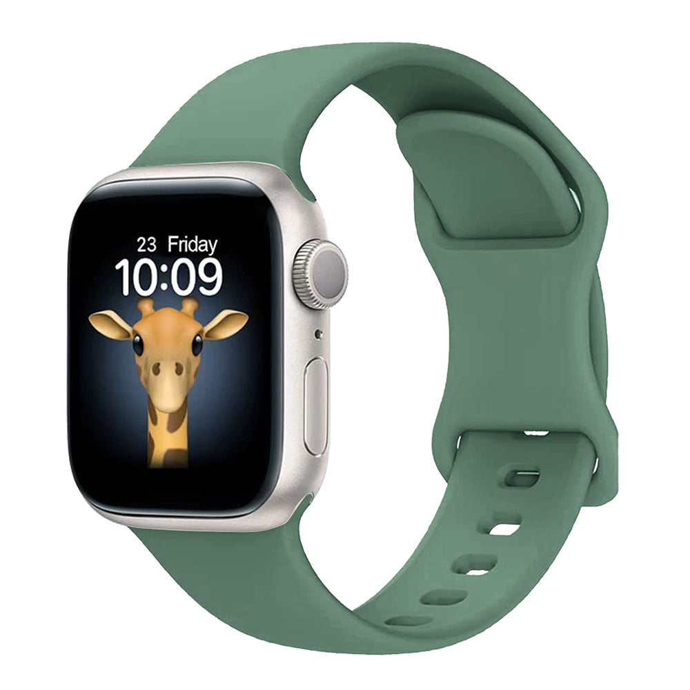 Apple Watch 38mm Zore KRD-131 Silicone Band Strap Dark Green