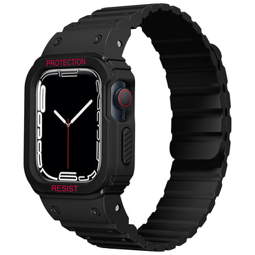 Apple Watch 38mm Zore KRD-142 Airbag Tasarımlı Kasa Koruyuculu Silikon Kordon