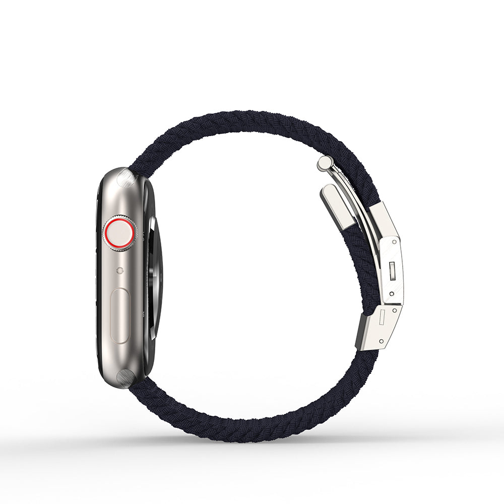 Apple Watch 40mm Amazingthing Titan Weave Örgü Sport Kordon Kahverengi