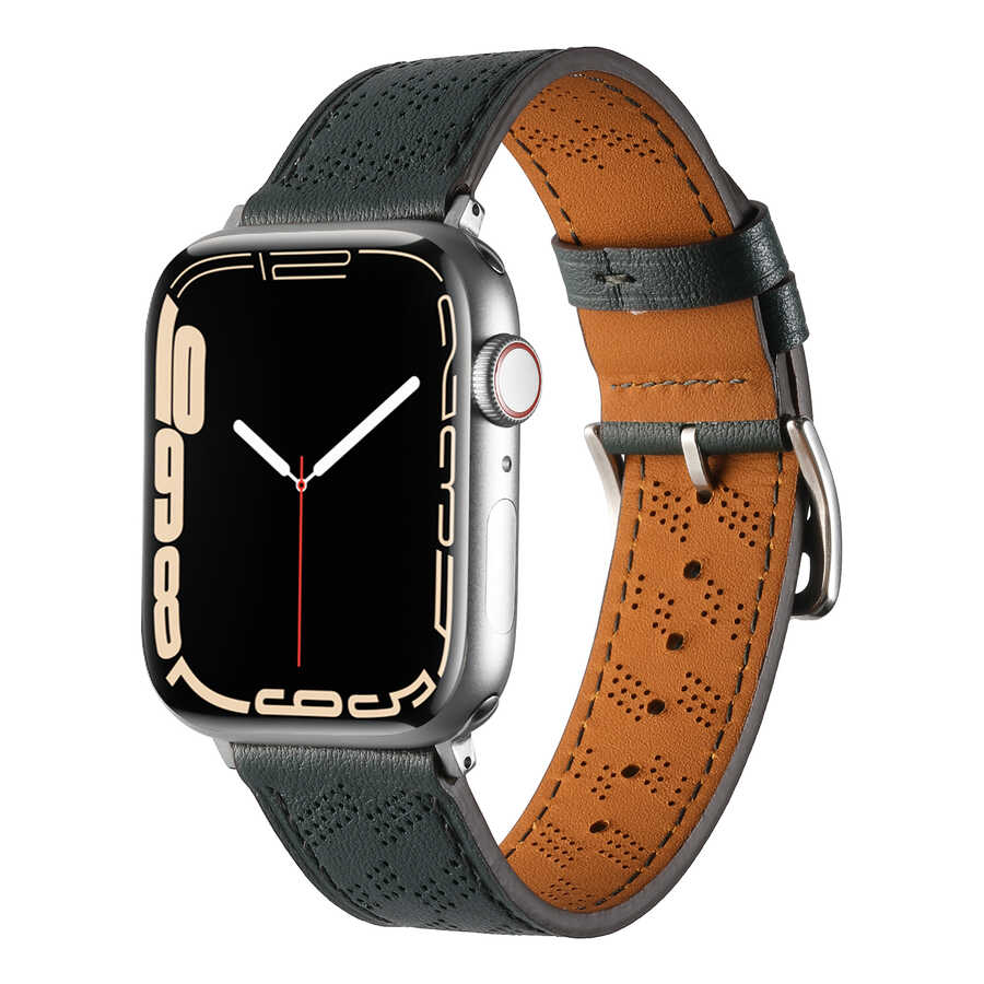Apple Watch 40mm KRD-76 PU Deri Kordon Strap Kayış