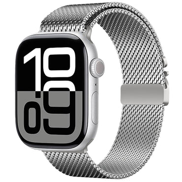 Apple Watch 40mm Zore KRD-121 Metal Hasır Kordon Siyah