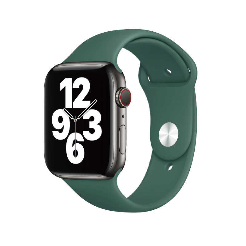 Apple Watch 42mm Wiwu Sport Band Silicone Band Dark Green