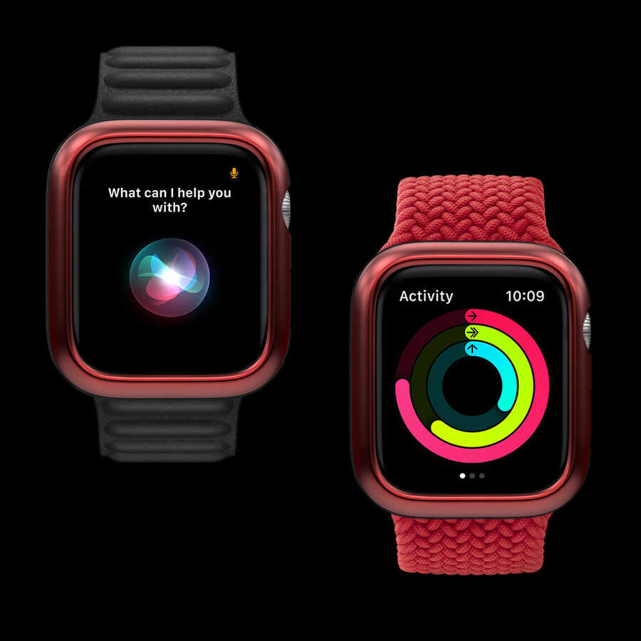 Apple Watch 44mm Araree Amy Smartwatch Protector Red