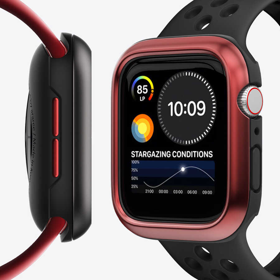 Apple Watch 44mm Araree Amy Smartwatch Protector Red