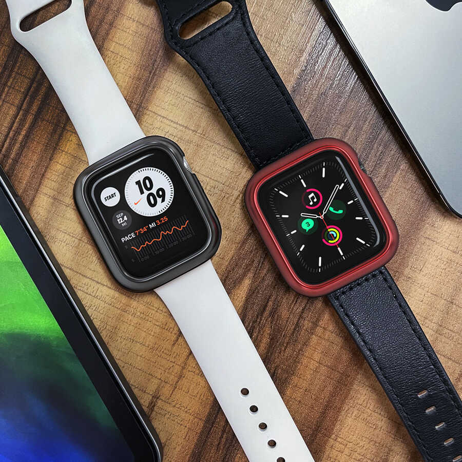 Apple Watch 44mm Araree Amy Smartwatch Protector Red