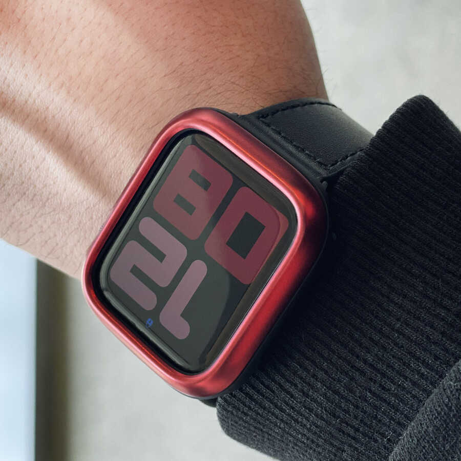 Apple Watch 44mm Araree Amy Smartwatch Protector Red