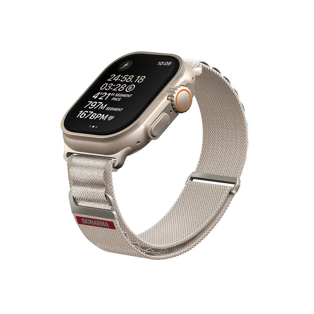 Apple Watch 44mm SkinArma Kobu Mesh Strap Black