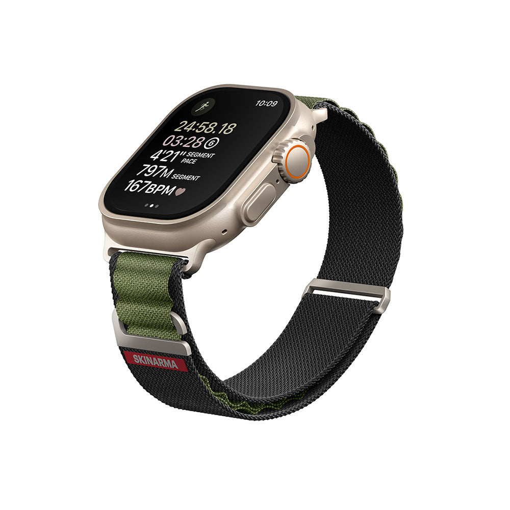 Apple Watch 44mm SkinArma Kobu Mesh Strap Black