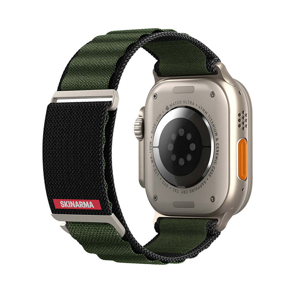 Apple Watch 44mm SkinArma Kobu Mesh Strap Black