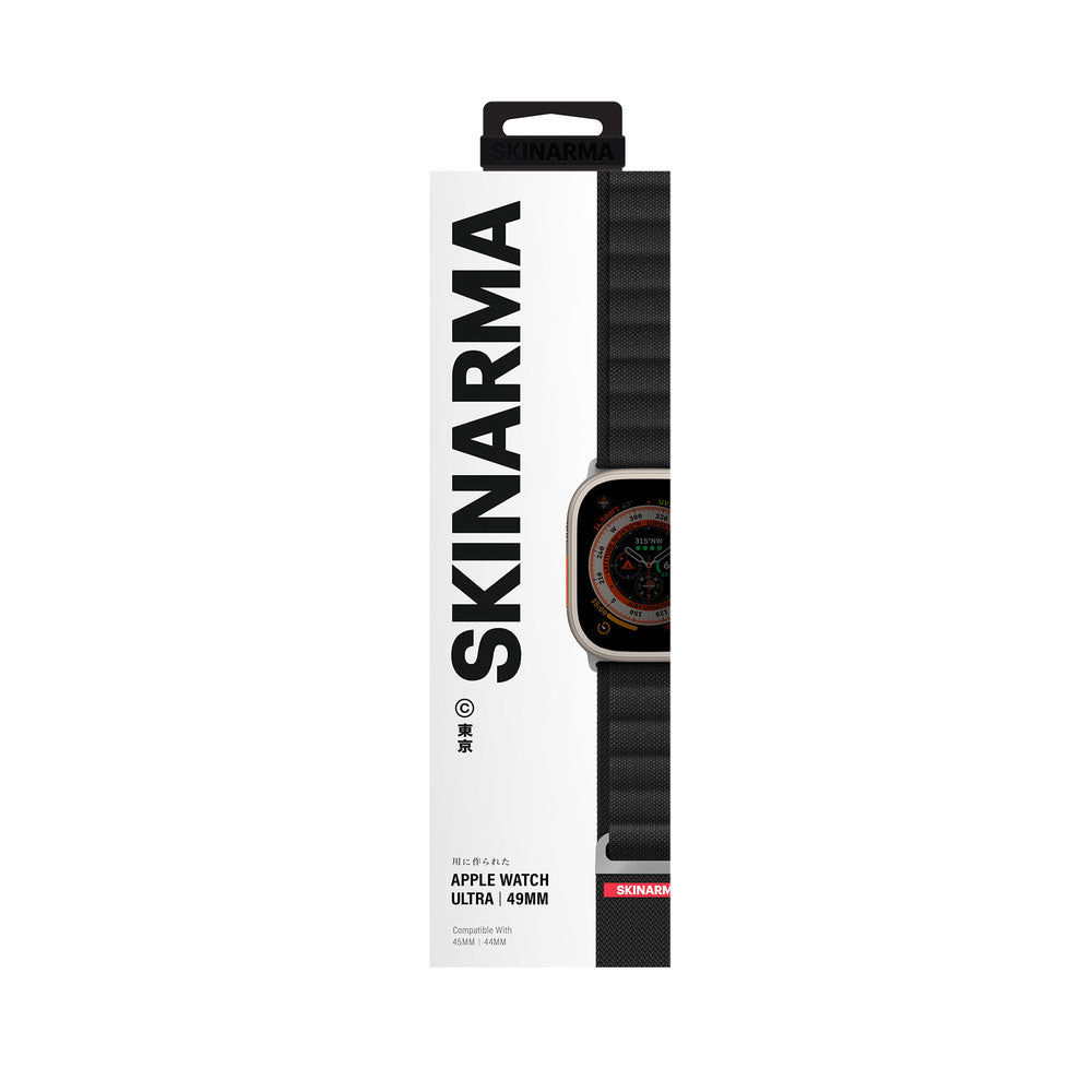 Apple Watch 44mm SkinArma Kobu Mesh Strap Black