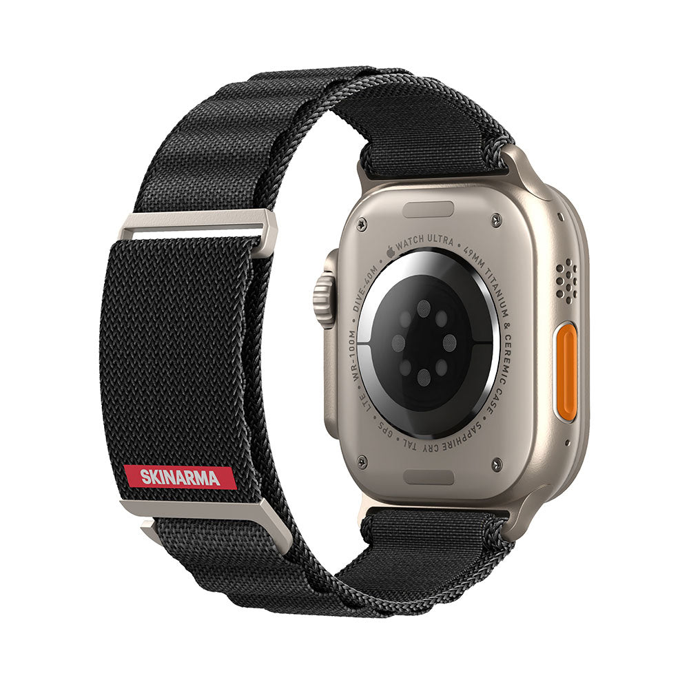 Apple Watch 44mm SkinArma Kobu Mesh Strap Black