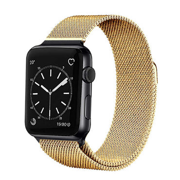 Apple Watch 44mm Zore KRD-01 Metal Kordon Açık Pembe