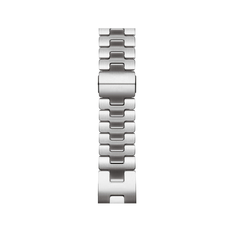 Apple Watch 44mm Zore KRD-125 Metal Band Strap Silver