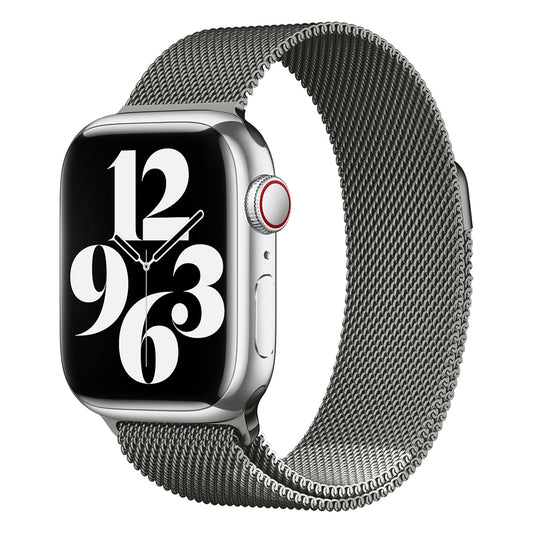 Apple Watch 7 41mm Zore Band-01 Metal Band Gray