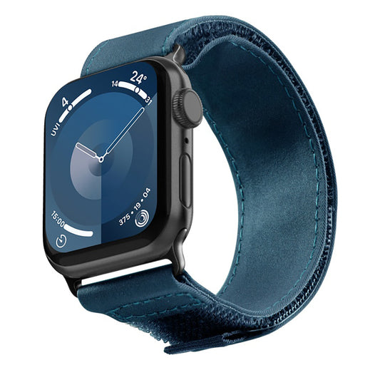Apple Watch 7 45mm Raptic Canvas Series Fabric Strap Navy Blue