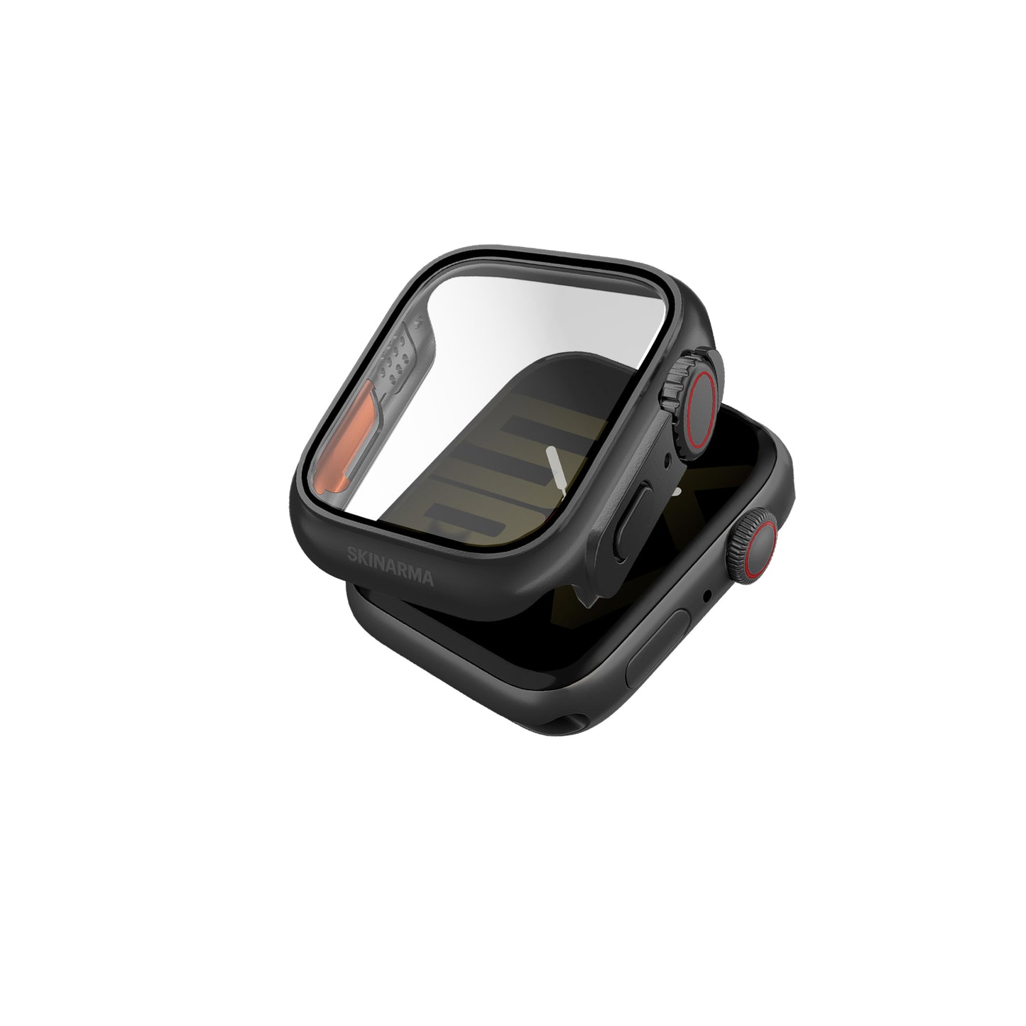 Apple Watch 7 45mm SkinArma Gado Pro Digital Crown Protective Case and Screen Protector Gray