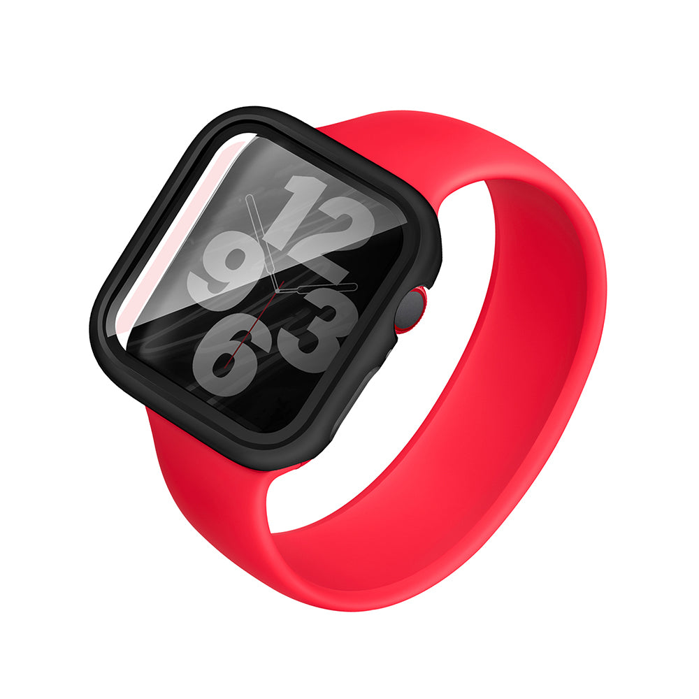 Apple Watch 7 45mm SkinArma Gado Hard Silicone Case and Screen Protector Colorless