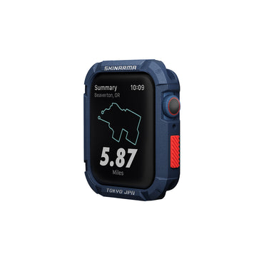 Apple Watch 7 45mm SkinArma Kurono Buzlu Tasarım Sert PC Kasa Koruyucu Koyu Gri