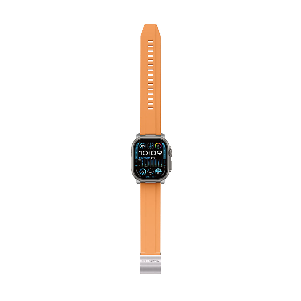Apple Watch Ultra 49mm Amazingthing Titan Chrono Silikon Kordon Lacivert