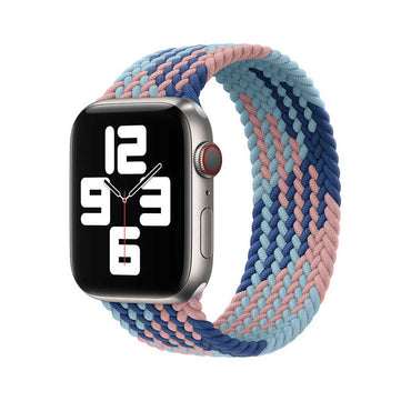 Apple Watch Ultra 49mm Band Wiwu Braided Solo Loop Contrast Color Large Strap Strap NO1