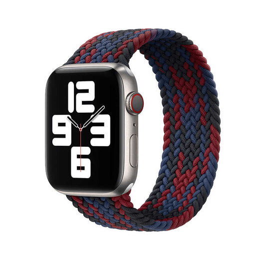 Apple Watch Ultra 49mm Band Wiwu Braided Solo Loop Contrast Color Large Strap Strap NO1