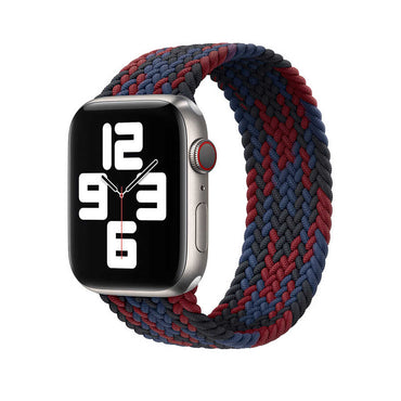 Apple Watch Ultra 49mm Kordon Wiwu Braided Solo Loop Contrast Color Large Strap Kayış