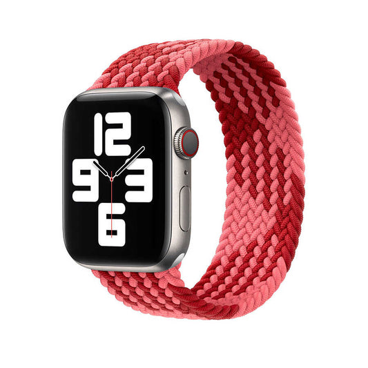 Apple Watch Ultra 49mm Band Wiwu Braided Solo Loop Contrast Color Large Strap Strap NO3