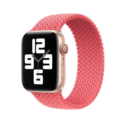 Apple Watch Ultra 49mm Band Wiwu Braided Solo Loop Medium Strap Strap Pink
