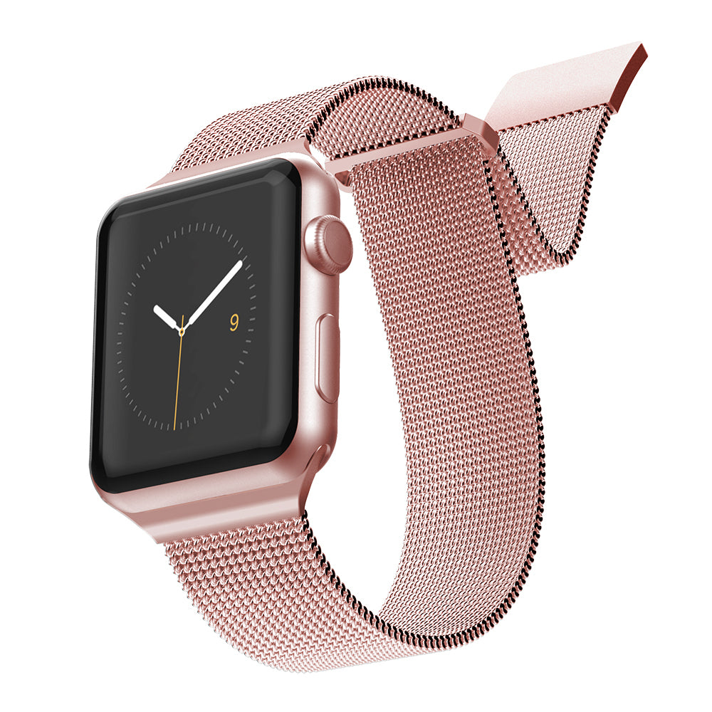 Apple Watch Ultra 49mm Raptic Mesh Band Series Metal Mesh Band Rose Gold