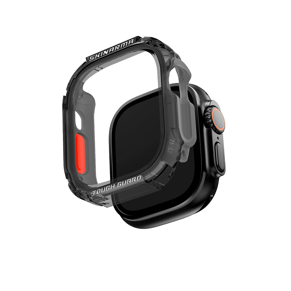Apple Watch Ultra 49mm Skinarma Atom TPU Kasa Koruyucu Şeffaf