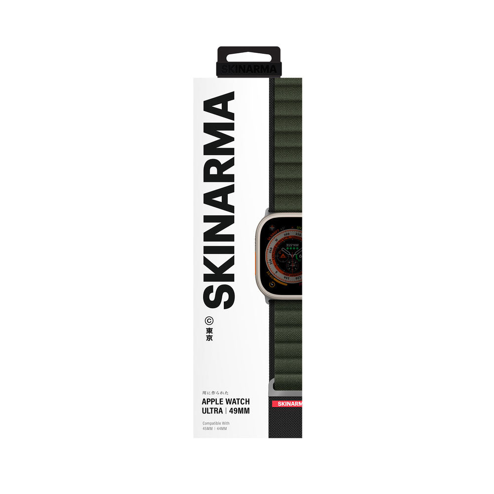 Apple Watch Ultra 49mm SkinArma Kobu Mesh Strap Black